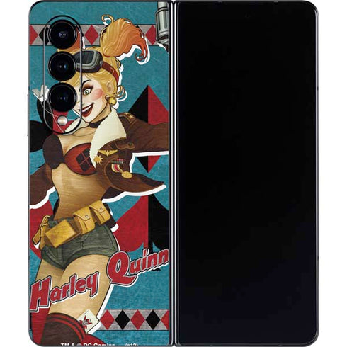 DC Comics Bombshells Harley Quinn Galaxy Z Fold4 5G Skin